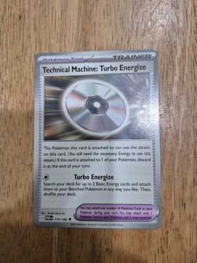 QTY 3 Pokémon Technical Machine: Turbo Energize Trainer Tool Card